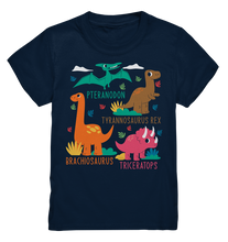 Laden Sie das Bild in den Galerie-Viewer, Dinosaurier Arten Cooles Dino Kinder T-Shirt

