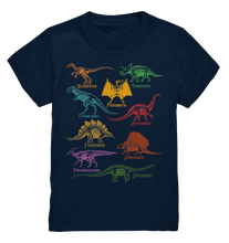 Laden Sie das Bild in den Galerie-Viewer, Dinosaurierarten Kinder Dino T-Shirt
