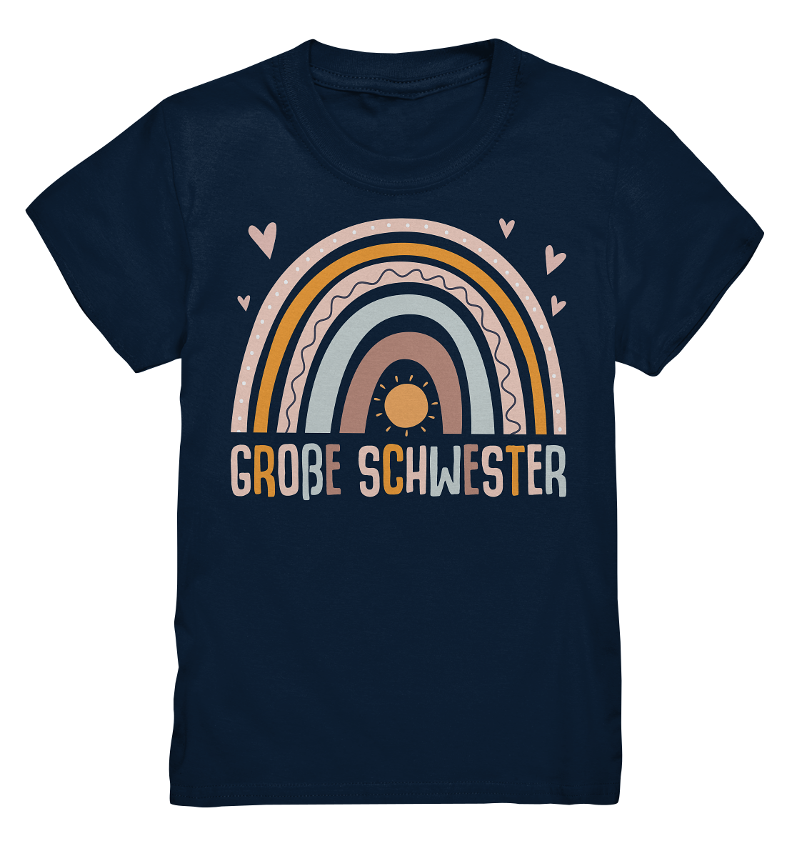 Große Schwester Shirt Regenbogen Große Schwester Geschenk