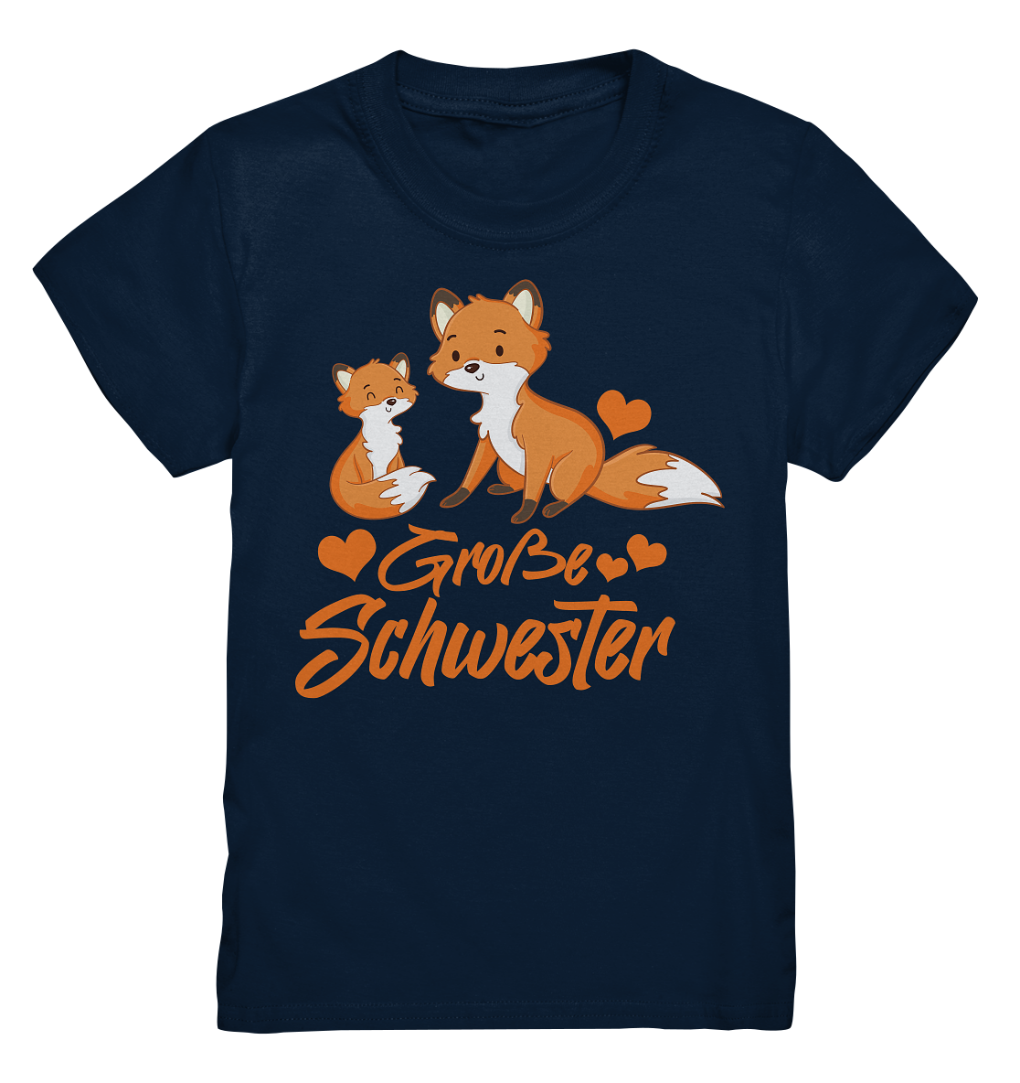 Große Schwester Shirt Fuchs Große Schwester Geschenk