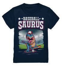 Laden Sie das Bild in den Galerie-Viewer, Dinosaurier Baseball Dino Kinder T-Shirt
