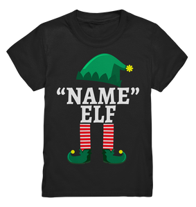 Elf Personalisiertes Weihnachtsoutfit Familie Weihnachten Weihnachtself Kinder T-Shirt