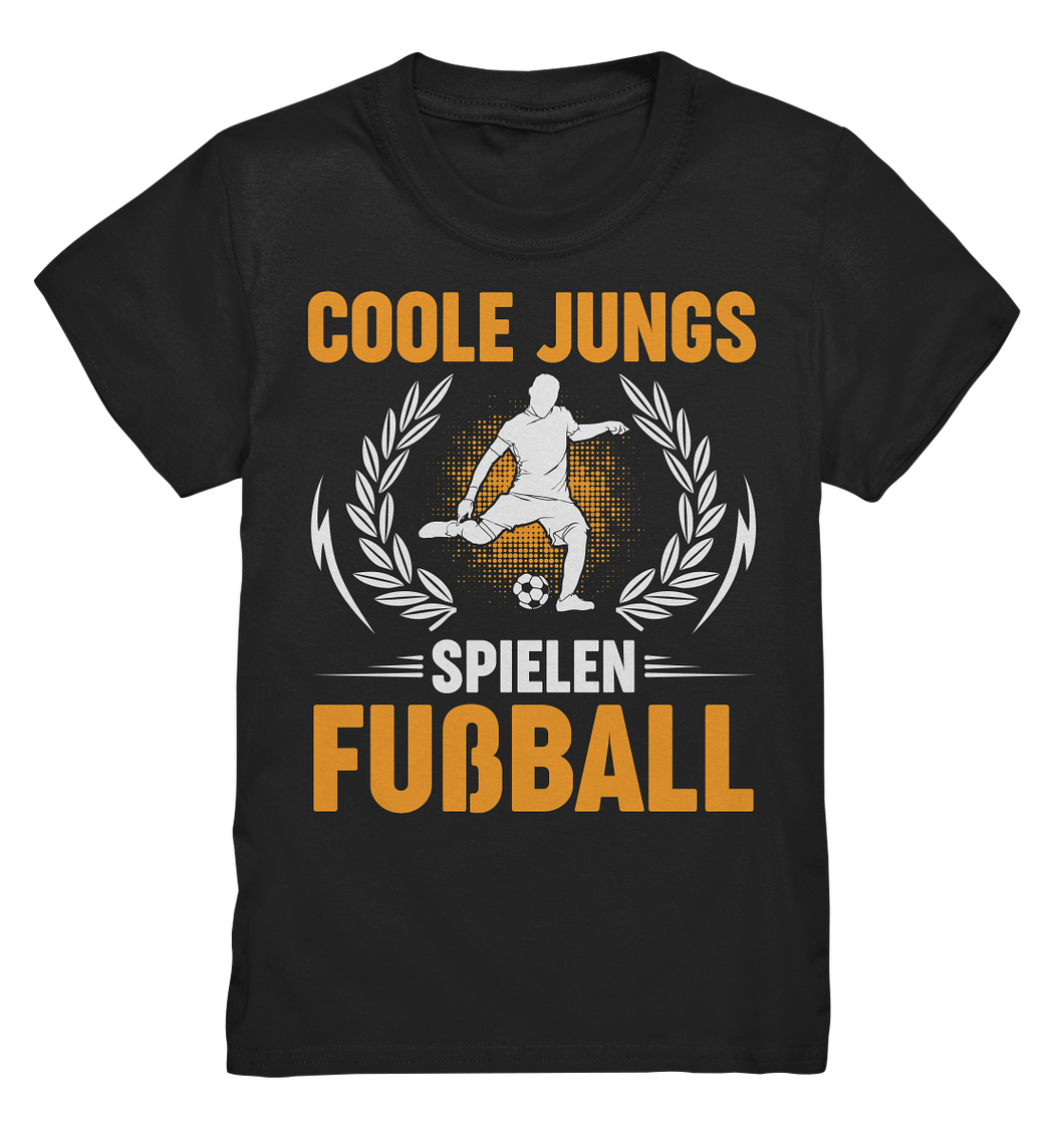 Fußball Jungen Fußballer Kinder Fußballspieler T-Shirt