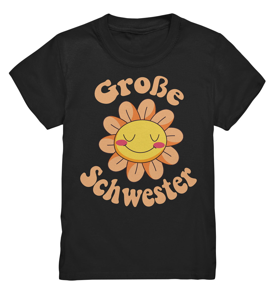 Große Schwester Shirt Blume Große Schwester Geschenk