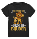 Ich werde ein Großer Bruder Löwen T-Shirt