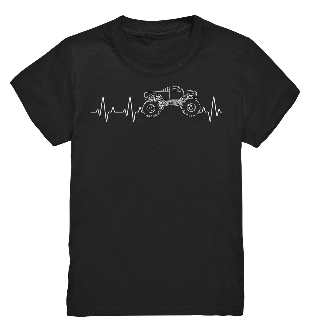 Monstertruck Heartbeat Monster Truck Kinder T-Shirt