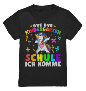 Schulkind 2023 Einhorn Schulanfang Kindergarten Einschulung T-Shirt