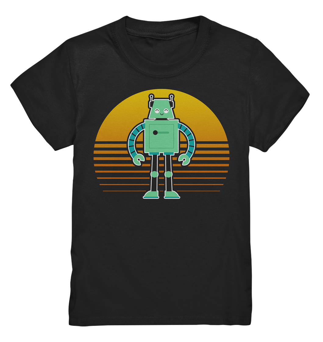 Roboter Jungen Robotik Retro Roboter T-Shirt