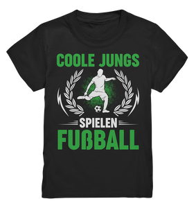 Coole Jungs Spielen Fußball T-Shirt
