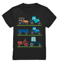 Laden Sie das Bild in den Galerie-Viewer, Landmaschinen Traktor Landwirtschaft T-Shirt Kinder
