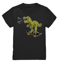 Laden Sie das Bild in den Galerie-Viewer, Skater T-rex Dino Junge Skateboard Dinosaurier T-Shirt
