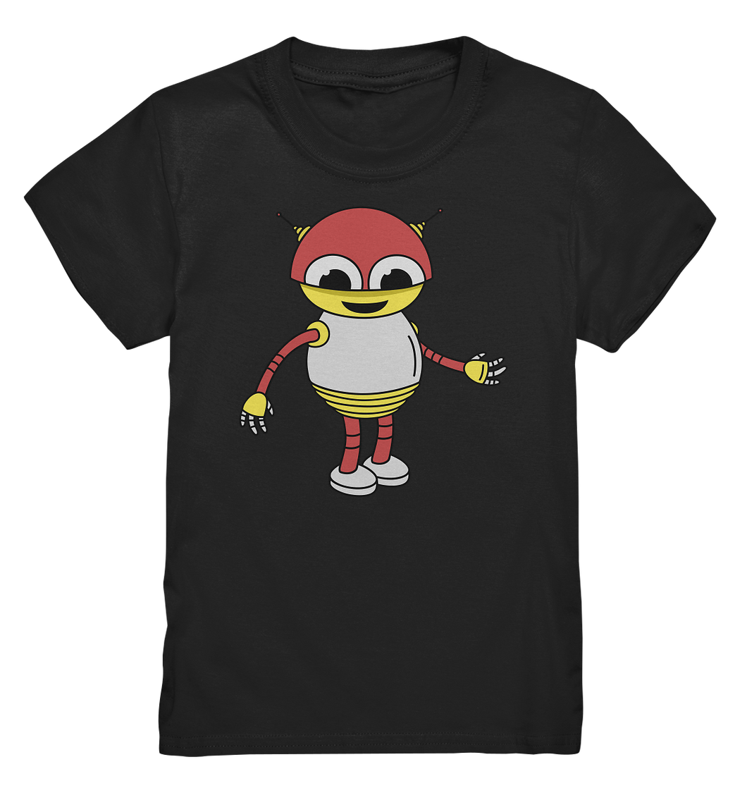 Tanzender Roboter Jungen Glückliche Roboter T-Shirt
