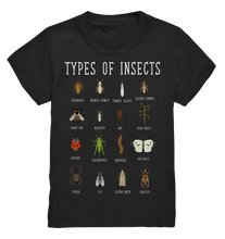 Laden Sie das Bild in den Galerie-Viewer, Käfer Insektenarten Kinder T-Shirt
