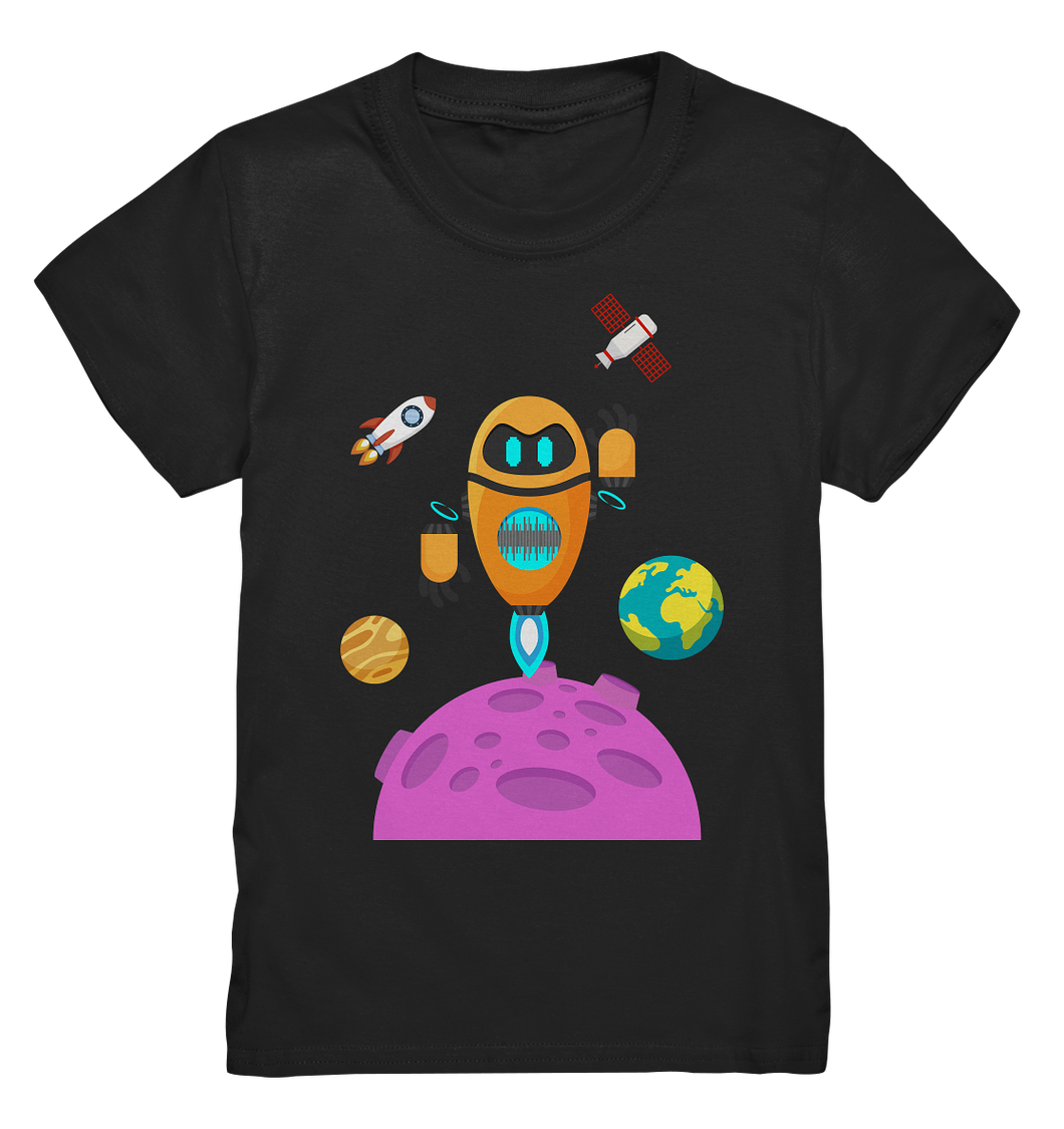 Roboter Weltraum Astronaut Roboter T-Shirt