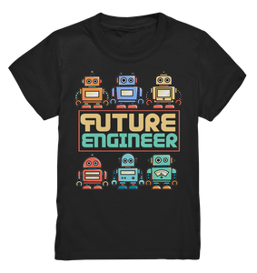 Zukünftiger Robotik Ingenieur Kinder Roboter T-Shirt