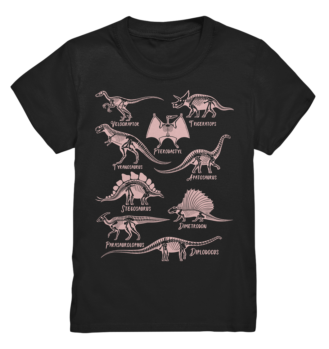Dino Kinder Dinosaurier Mädchen T-Shirt