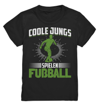 Laden Sie das Bild in den Galerie-Viewer, Coole Jungs Fußballer Kinder Fußballspieler Fußball T-Shirt

