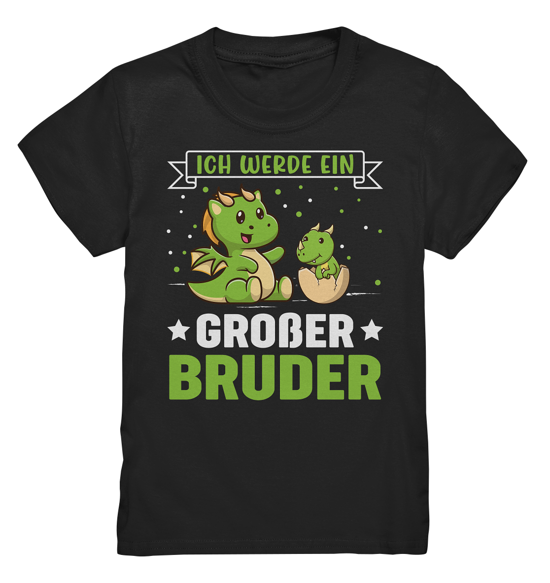 Ich werde ein Großer Bruder Dino Shirt