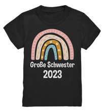 Laden Sie das Bild in den Galerie-Viewer, Große Schwester Geschenk Regenbogen Große Schwester 2023 T-Shirt

