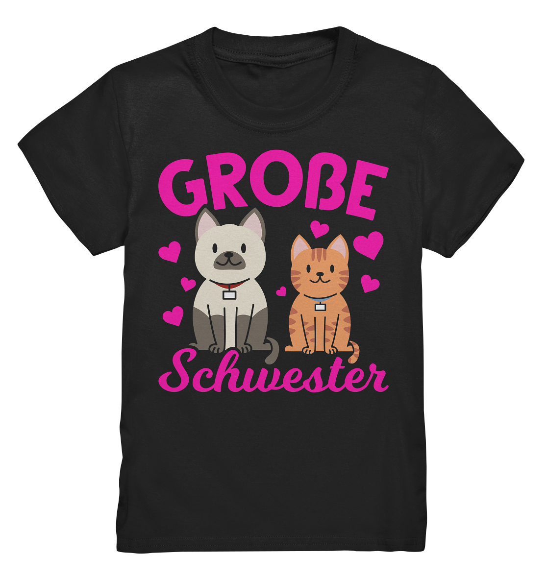 Große Schwester Shirt Katzen Große Schwester Geschenk