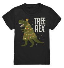 Laden Sie das Bild in den Galerie-Viewer, Dinosaurier Trex Weihnachten Dino Kinder T-Shirt

