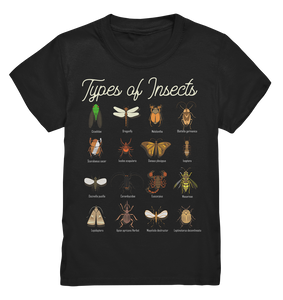 Insektenarten Käfer Insekten Kinder T-Shirt