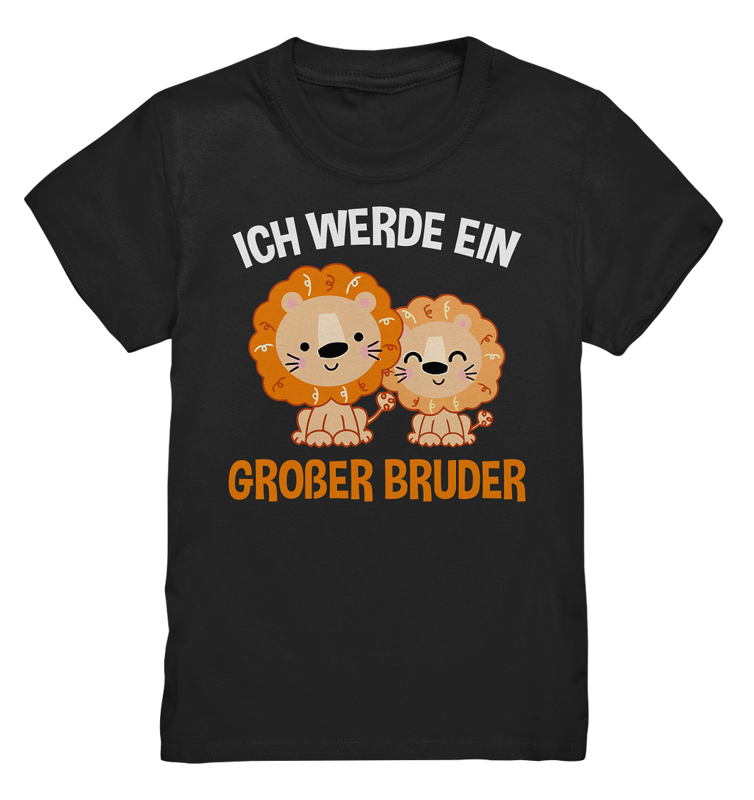 Löwen Großer Bruder Kinder T-Shirt