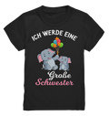 Große Schwester T-Shirt Elefant Große Schwester Geschenk