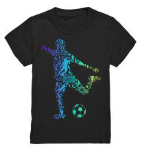 Laden Sie das Bild in den Galerie-Viewer, Fußballspieler Silhouette Fußballer Motiv Fußball T-Shirt
