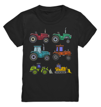 Laden Sie das Bild in den Galerie-Viewer, Landmaschinen Traktor Landwirtschaft Kinder T-Shirt
