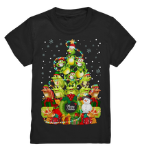 Laden Sie das Bild in den Galerie-Viewer, Weihnachten Frösche Weihnachtsbaum Frosch Weihnachtsoutfit Kinder T-Shirt
