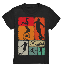 Laden Sie das Bild in den Galerie-Viewer, Fußballspieler Jungs Retro Fußballer Kinder Fußball T-Shirt
