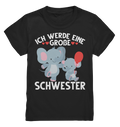 Große Schwester T-Shirt Elefanten Große Schwester Geschenk