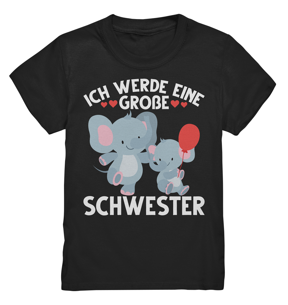 Große Schwester T-Shirt Elefanten Große Schwester Geschenk