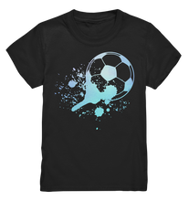 Laden Sie das Bild in den Galerie-Viewer, Fußballspieler Splash Fußballer Kinder Fußball T-Shirt
