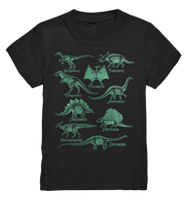 Laden Sie das Bild in den Galerie-Viewer, Dino Sklette Kinder Dinosaurier Fan T-Shirt
