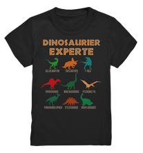Laden Sie das Bild in den Galerie-Viewer, Dinosaurier Experte Jungen T-rex Spinosaurus Dino T-Shirt

