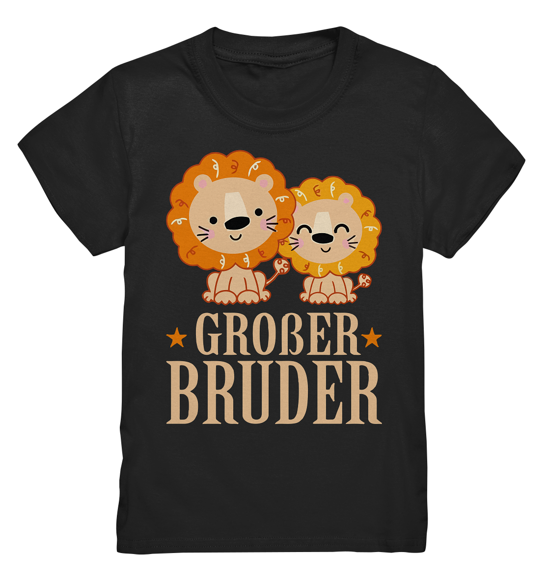 Niedlicher Löwe Großer Bruder T-Shirt
