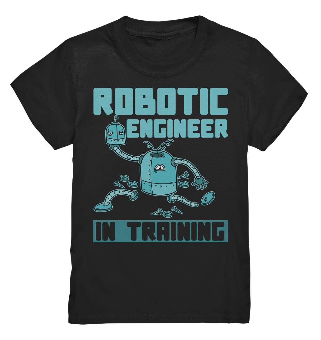 Zukunft Robotik Ingenieur Junge Mädchen Kinder T-Shirt