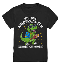 Laden Sie das Bild in den Galerie-Viewer, Dinosaurier Schulkind Schulanfang Kinder Einschulung T-Shirt
