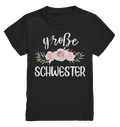 Große Schwester T-Shirt Rosen Große Schwester Geschenk