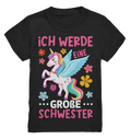 Große Schwester T-Shirt Einhorn Große Schwester Geschenk
