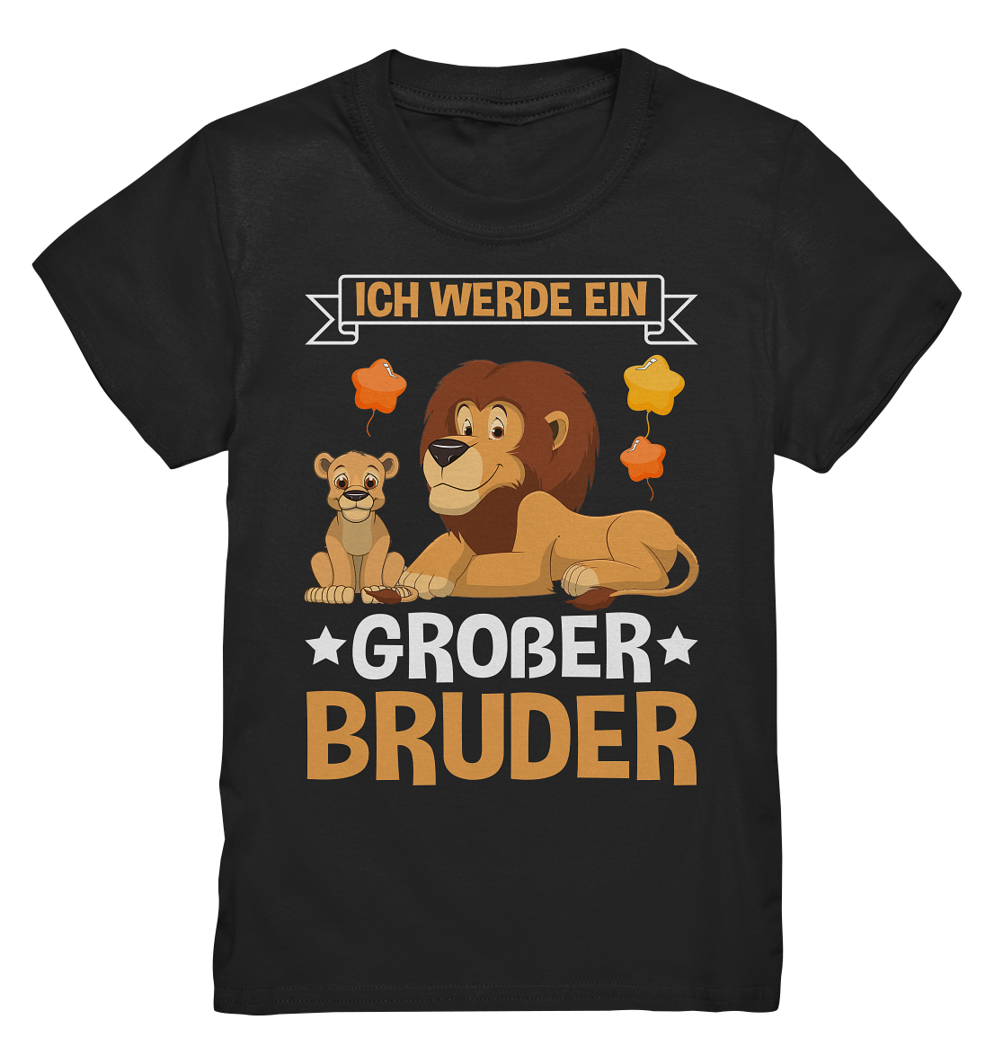 Ich werde ein Großer Bruder Löwe T-Shirt
