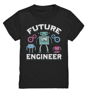 Roboter Ingenieur Jungen Robotik T-Shirt