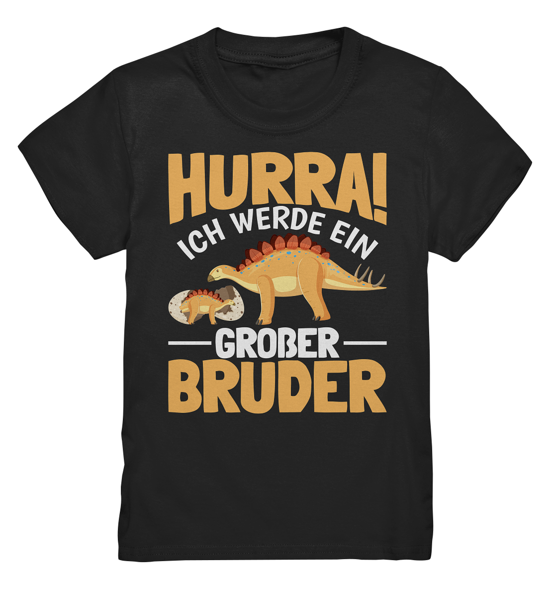 Hurra Großer Bruder Dinosaurier Shirt