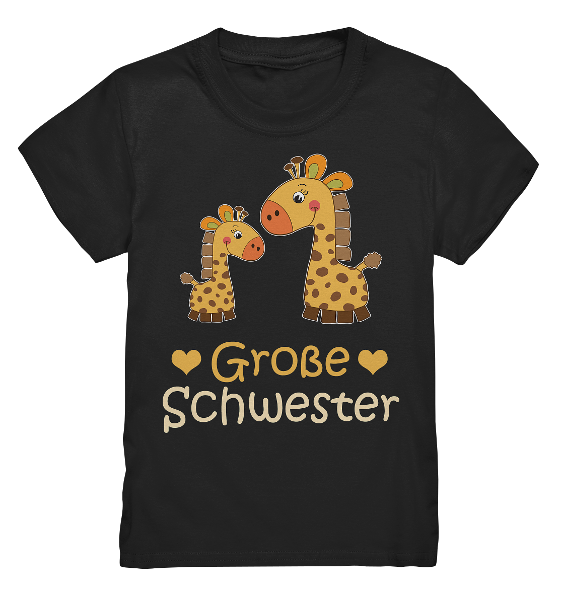 Große Schwester Shirt Giraffe Große Schwester Geschenk