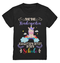 Laden Sie das Bild in den Galerie-Viewer, Schulanfang Einhorn T-Shirt Einschulung Schulkind Outfit
