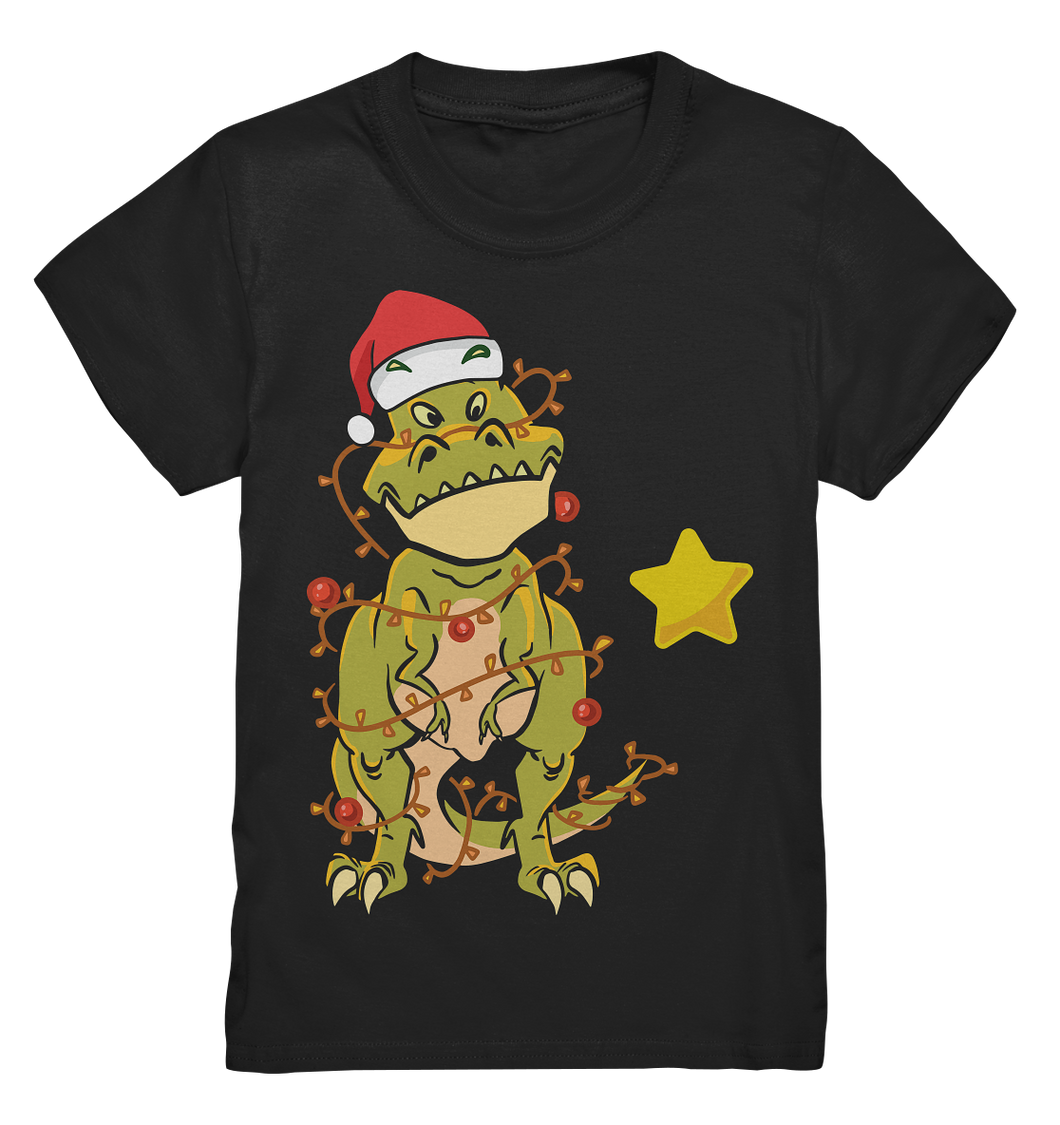 Trex Weihnachten Dinosaurier T-Shirt Kinder