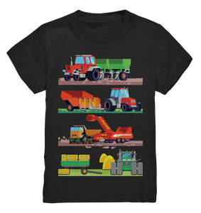 Landmaschinen Traktor T-Shirt Kinder