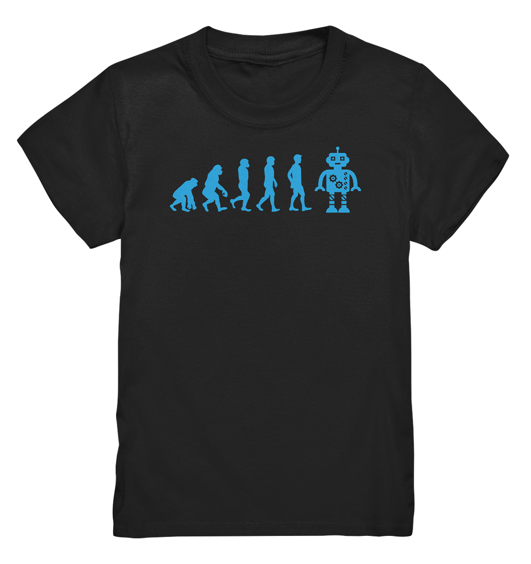 Lustige Roboter Evolution Kinder T-Shirt